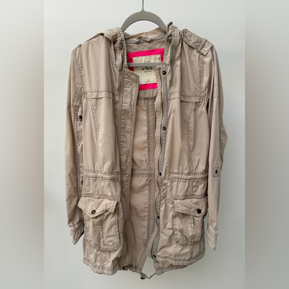 Abercrombie & Fitch Lightweight Utility Parka, Size M